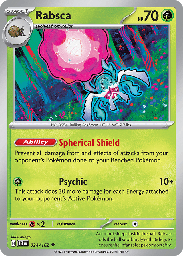 Carta Rabsca 24/162 do set Temporal Forces — Pokémon TCG | Bynx