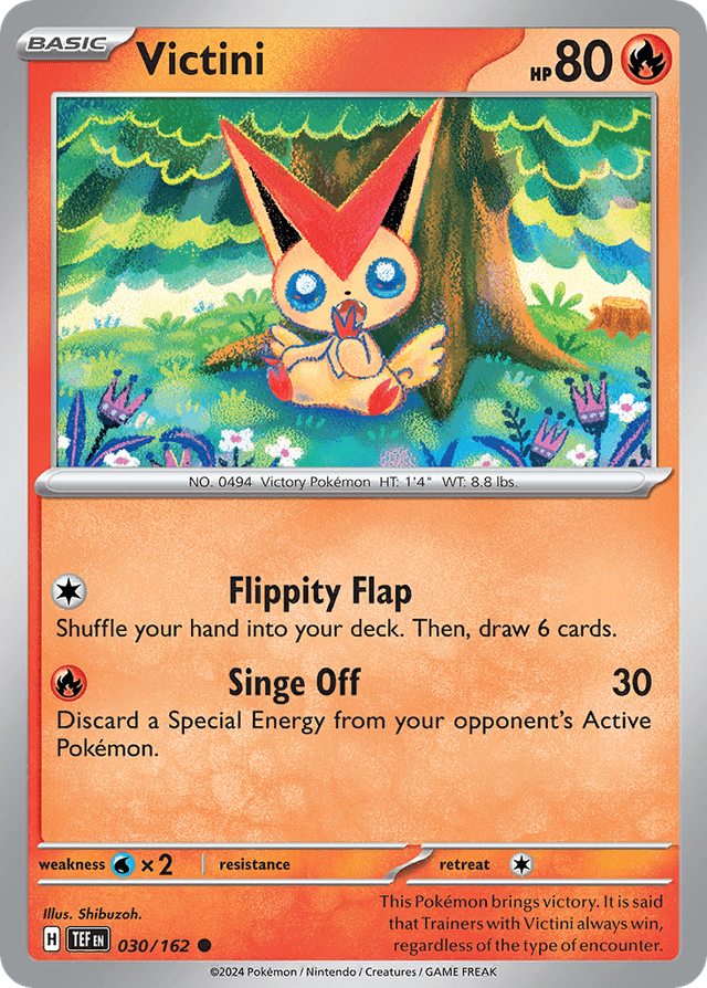 Carta Victini 30/162 do set Temporal Forces — Pokémon TCG | Bynx