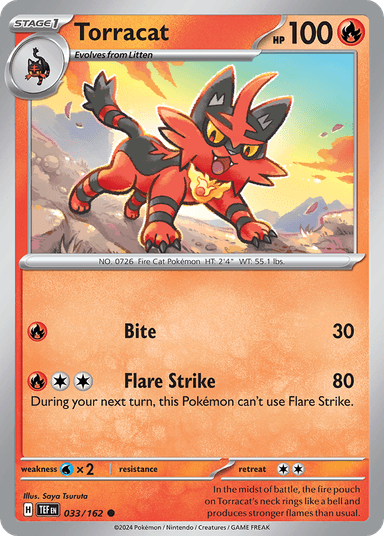 Carta Torracat 33/162 do set Temporal Forces — Pokémon TCG | Bynx