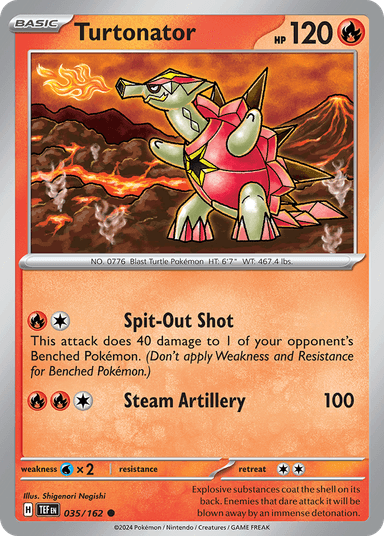 Carta Turtonator 35/162 do set Temporal Forces — Pokémon TCG | Bynx