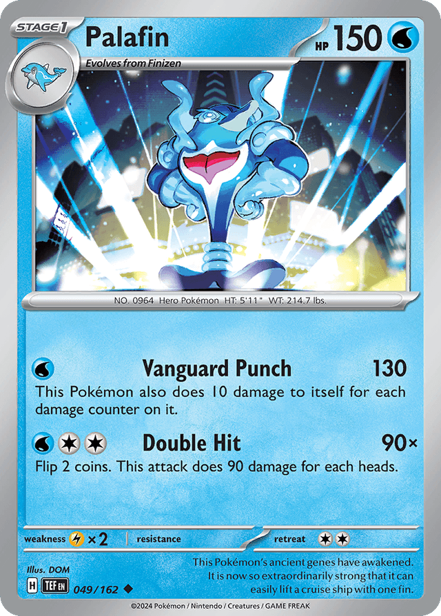 Carta Palafin 49/162 do set Temporal Forces — Pokémon TCG | Bynx