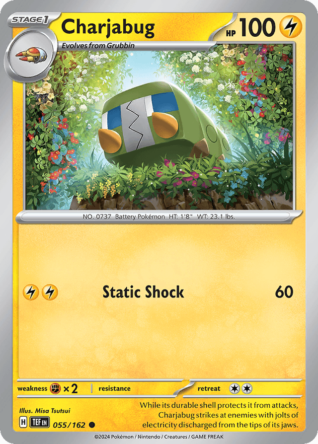 Carta Charjabug 55/162 do set Temporal Forces — Pokémon TCG | Bynx