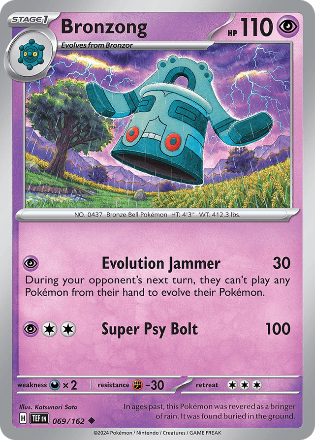 Carta Bronzong 69/162 do set Temporal Forces — Pokémon TCG | Bynx