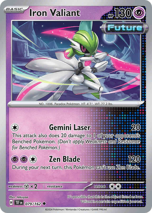 Carta Iron Valiant 79/162 do set Temporal Forces — Pokémon TCG | Bynx