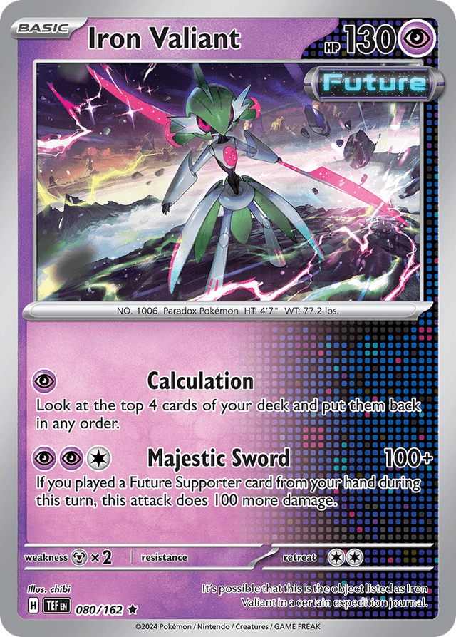 Carta Iron Valiant 80/162 do set Temporal Forces — Pokémon TCG | Bynx