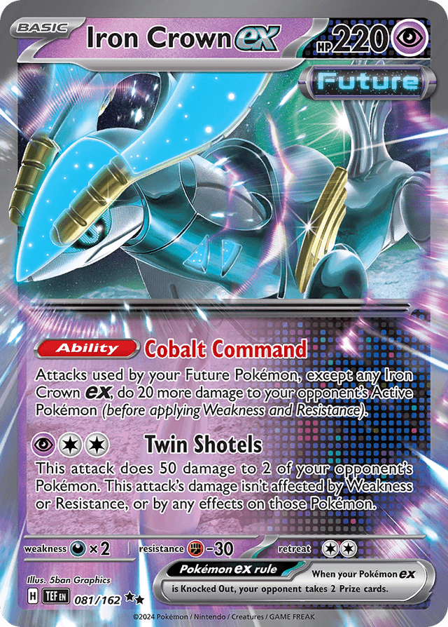 Carta Iron Crown ex 81/162 do set Temporal Forces — Pokémon TCG | Bynx