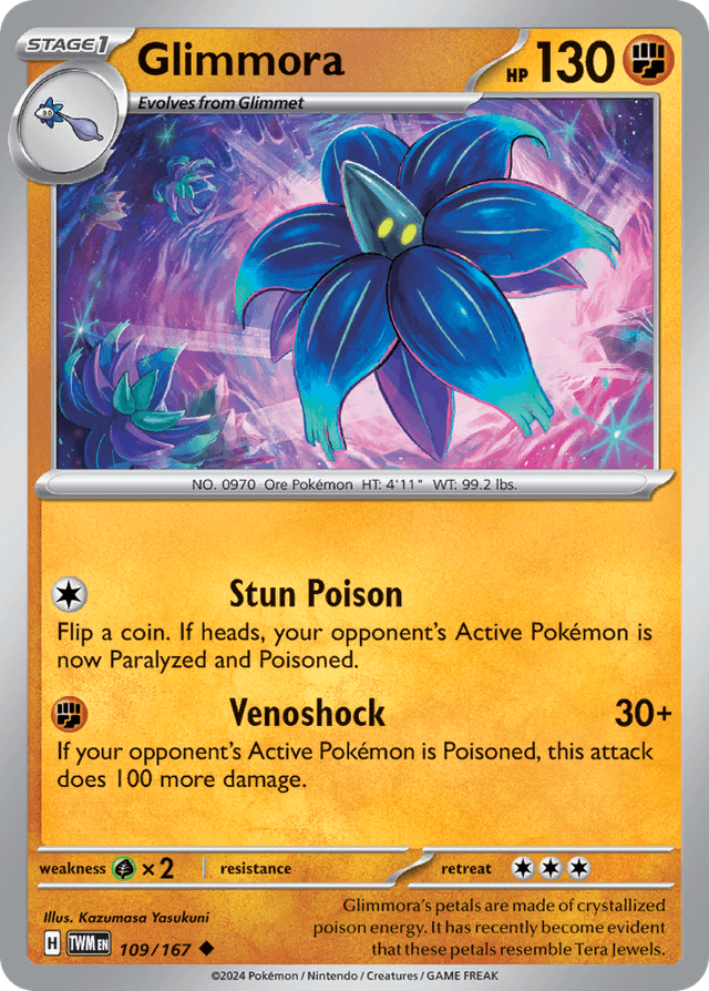 Carta Glimmora 109/167 do set Twilight Masquerade — Pokémon TCG | Bynx