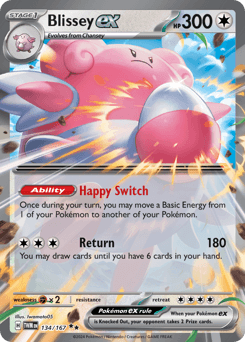 Blissey ex 134 — Twilight Masquerade