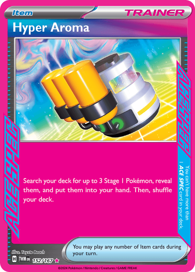 Carta Hyper Aroma 152/167 do set Twilight Masquerade — Pokémon TCG | Bynx
