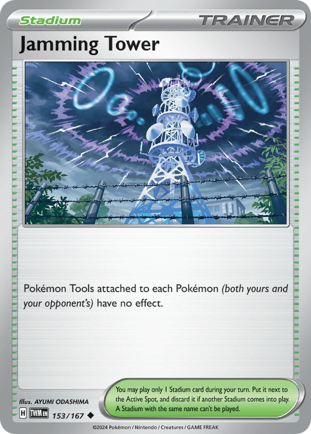 Carta Jamming Tower 153/167 do set Twilight Masquerade — Pokémon TCG | Bynx