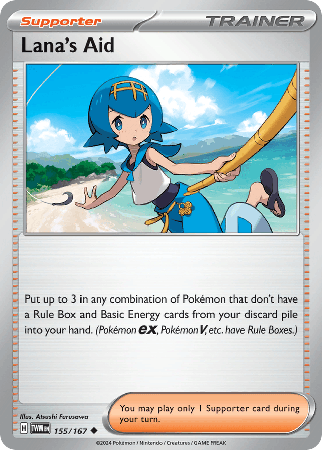 Carta Lana's Aid 155/167 do set Twilight Masquerade — Pokémon TCG | Bynx
