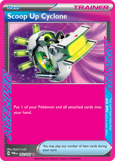Carta Scoop Up Cyclone 162/167 do set Twilight Masquerade — Pokémon TCG | Bynx