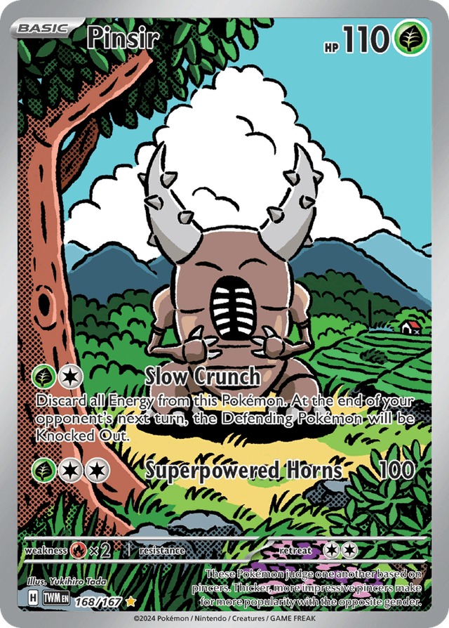 Carta Pinsir 168/167 do set Twilight Masquerade — Pokémon TCG | Bynx