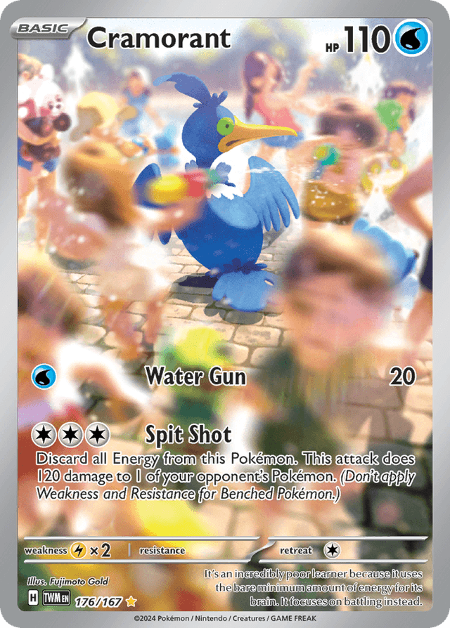 Carta Cramorant 176/167 do set Twilight Masquerade — Pokémon TCG | Bynx