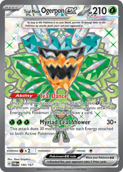 Teal Mask Ogerpon ex 190 — Twilight Masquerade