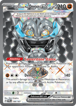 Cornerstone Mask Ogerpon ex 199 — Twilight Masquerade