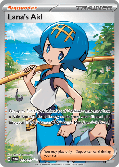 Carta Lana's Aid 207/167 do set Twilight Masquerade — Pokémon TCG | Bynx