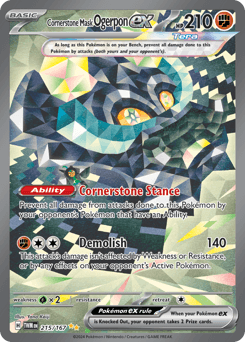 Cornerstone Mask Ogerpon ex 215 — Twilight Masquerade