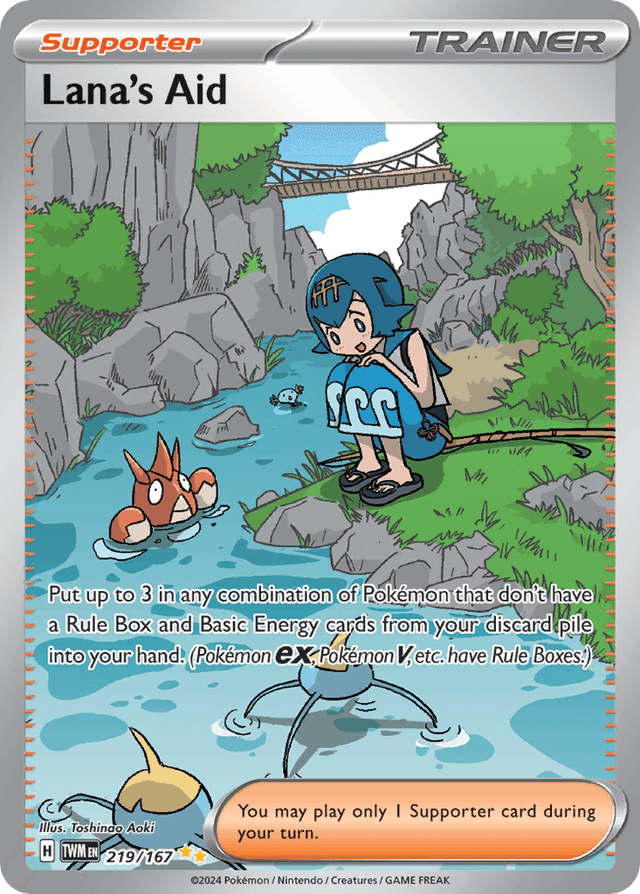 Carta Lana's Aid 219/167 do set Twilight Masquerade — Pokémon TCG | Bynx