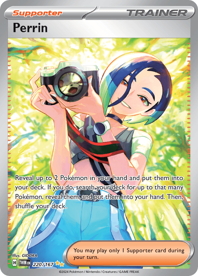 Carta Perrin 220/167 do set Twilight Masquerade — Pokémon TCG | Bynx