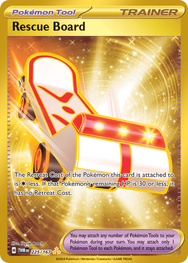 Carta Rescue Board 225/167 do set Twilight Masquerade — Pokémon TCG | Bynx