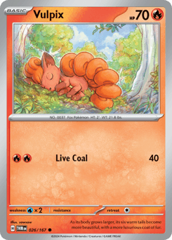 Vulpix 26/167 — Mascarada do Crepúsculo