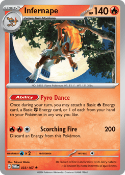 Infernape 33/167 — Mascarada do Crepúsculo