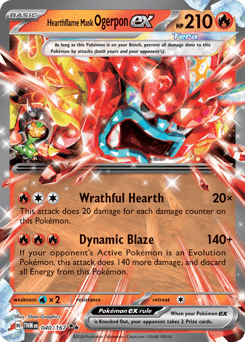 Hearthflame Mask Ogerpon ex 40 — Twilight Masquerade