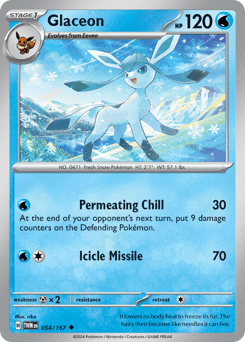 Glaceon 54/167 — Mascarada do Crepúsculo
