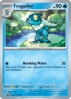 Frogadier 57/167 — Mascarada do Crepúsculo