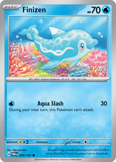 Carta Finizen 59/167 do set Twilight Masquerade — Pokémon TCG | Bynx