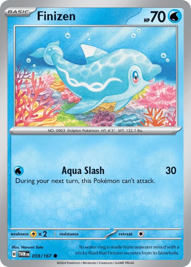 Carta Finizen 59/167 do set Twilight Masquerade — Pokémon TCG | Bynx
