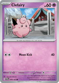 Clefairy 78/167 — Mascarada do Crepúsculo