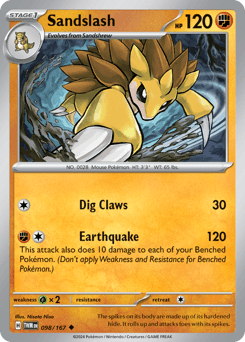 Sandslash 98/167 — Mascarada do Crepúsculo