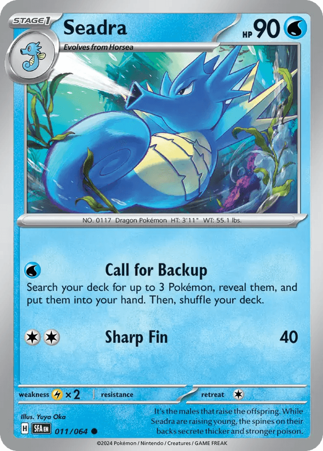 Carta Seadra 11/64 do set Shrouded Fable — Pokémon TCG | Bynx