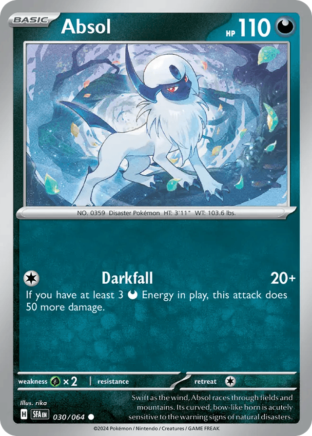 Carta Absol 30/64 do set Shrouded Fable — Pokémon TCG | Bynx
