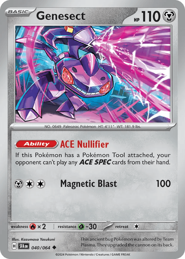 Carta Genesect 40/64 do set Shrouded Fable — Pokémon TCG | Bynx