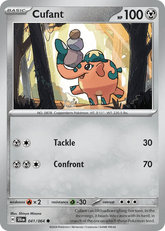 Carta Cufant 41/64 do set Shrouded Fable — Pokémon TCG | Bynx