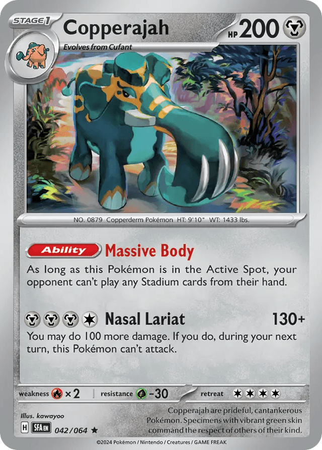 Carta Copperajah 42/64 do set Shrouded Fable — Pokémon TCG | Bynx