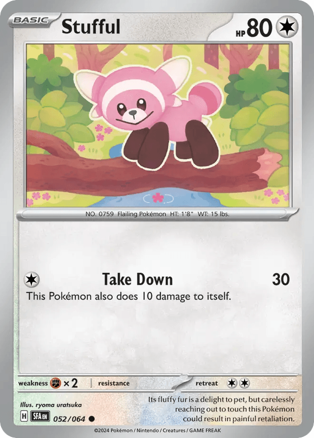 Carta Stufful 52/64 do set Shrouded Fable — Pokémon TCG | Bynx
