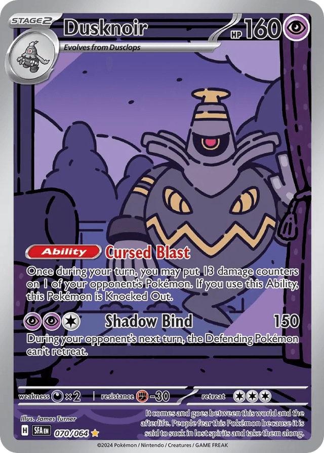 Carta Dusknoir 70/64 do set Shrouded Fable — Pokémon TCG | Bynx