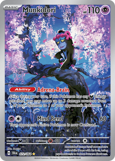 Carta Munkidori 72/64 do set Shrouded Fable — Pokémon TCG | Bynx