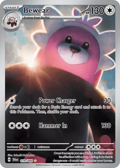 Carta Bewear 79/64 do set Shrouded Fable — Pokémon TCG | Bynx