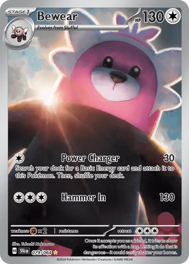Carta Bewear 79/64 do set Shrouded Fable — Pokémon TCG | Bynx