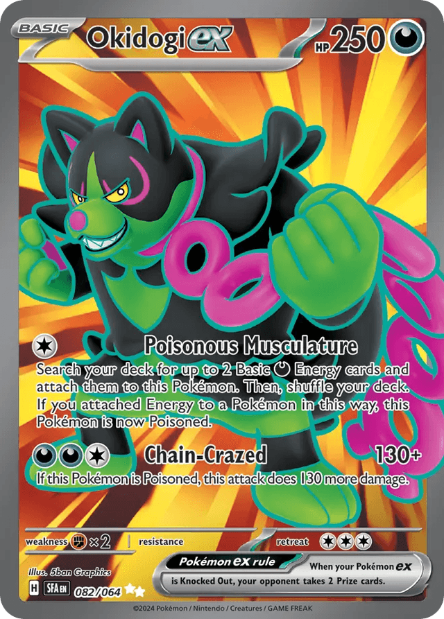 Carta Okidogi ex 82/64 do set Shrouded Fable — Pokémon TCG | Bynx