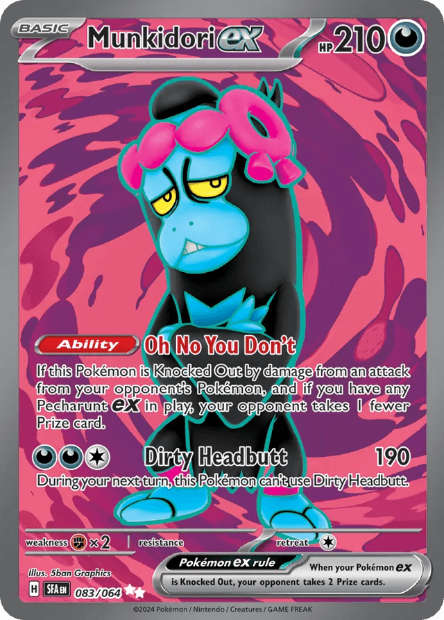 Carta Munkidori ex 83/64 do set Shrouded Fable — Pokémon TCG | Bynx