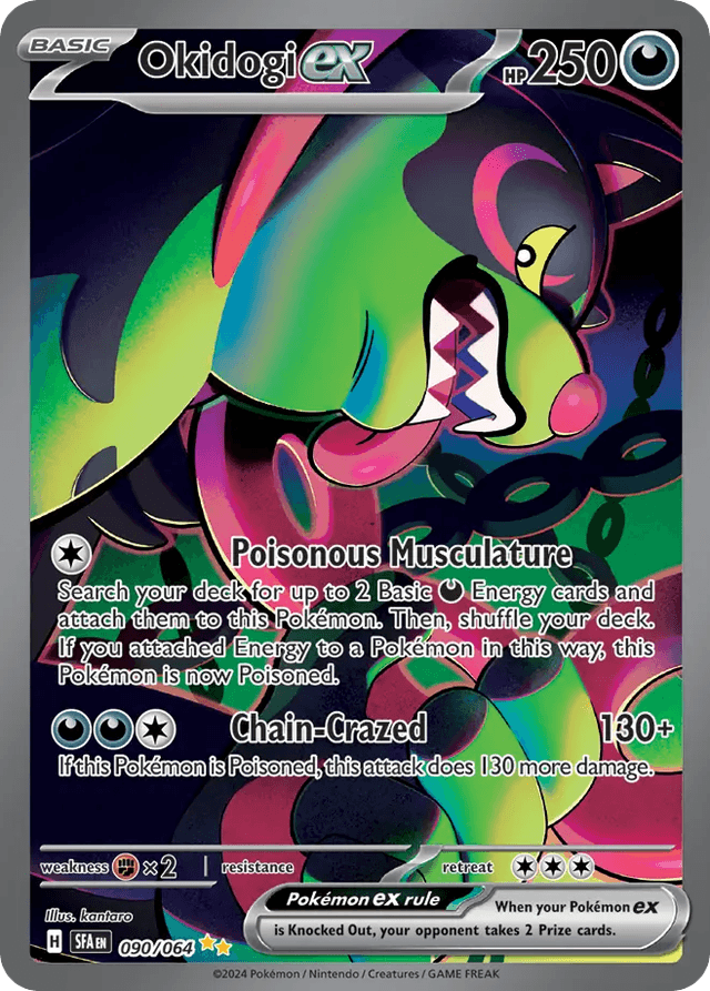 Carta Okidogi ex 90/64 do set Shrouded Fable — Pokémon TCG | Bynx