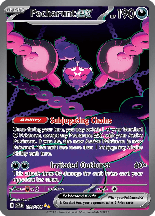 Carta Pecharunt ex 93/64 do set Shrouded Fable — Pokémon TCG | Bynx