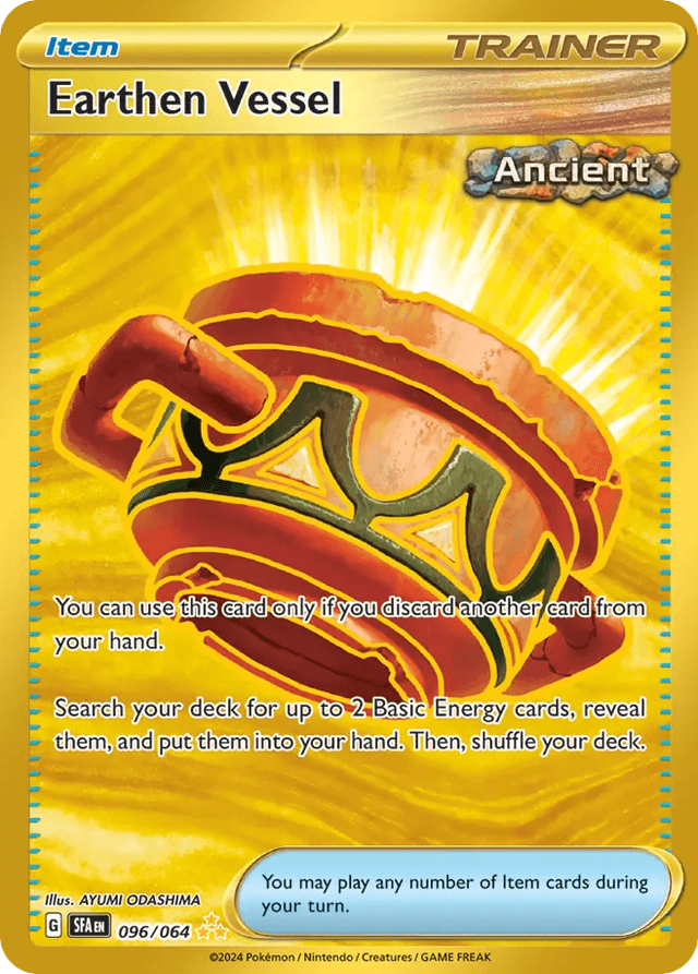 Carta Earthen Vessel 96/64 do set Shrouded Fable — Pokémon TCG | Bynx