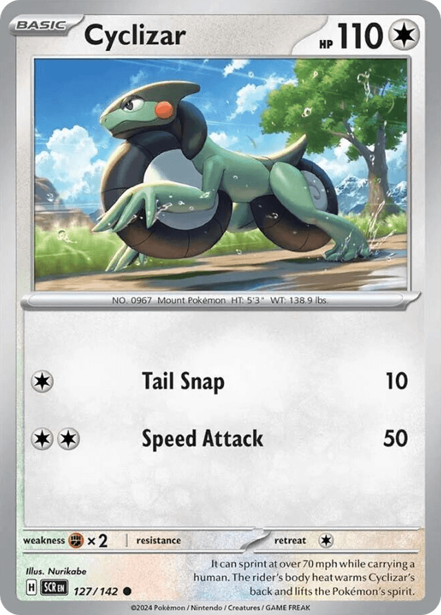 Carta Cyclizar 127/142 do set Stellar Crown — Pokémon TCG | Bynx